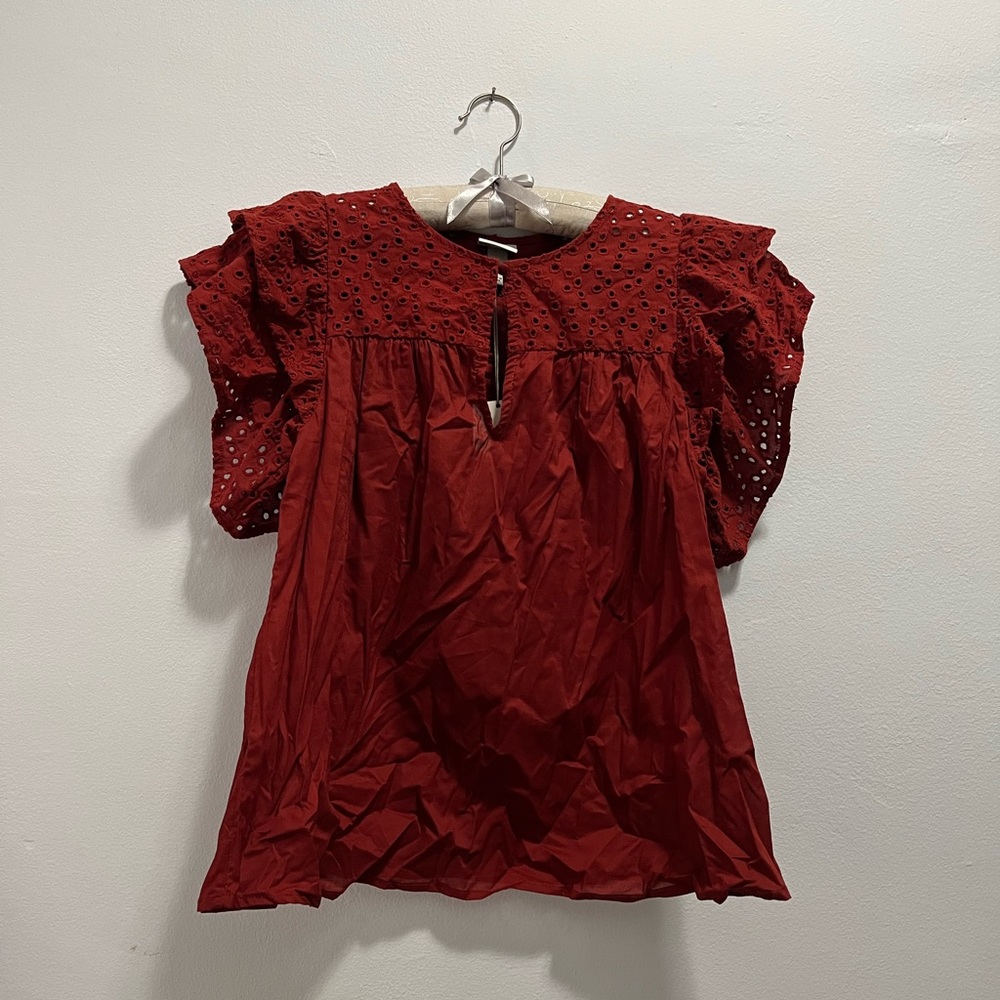 *4for$15* Cotton eyelet top